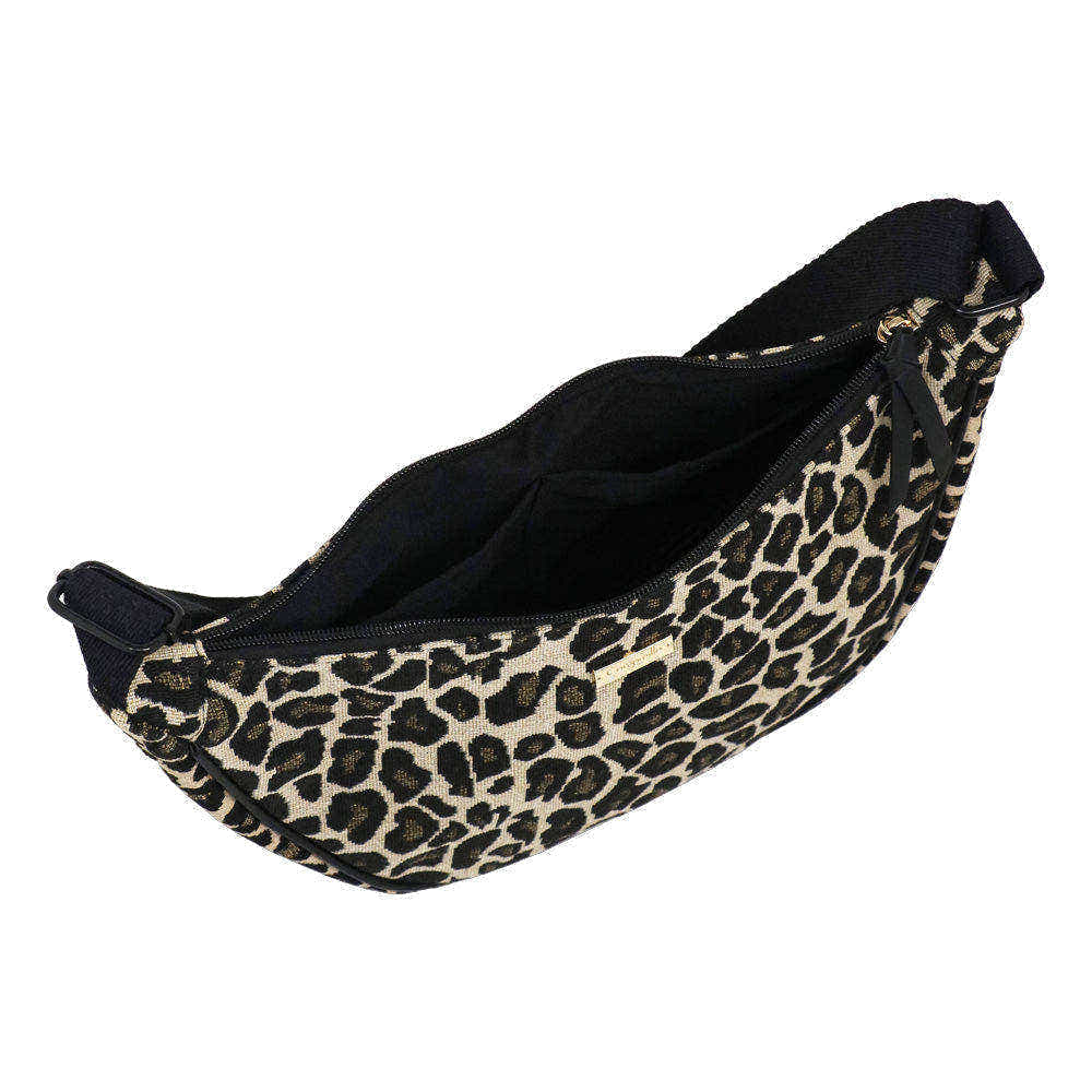 Camomilla Milano | Tracolla M Lulu Beige | Stampa Leopardata Tapestry
