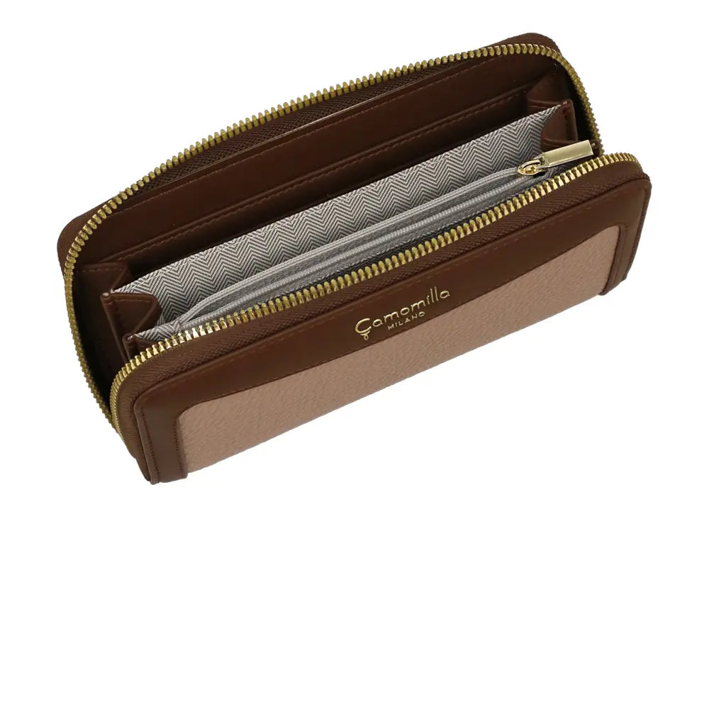 Camomilla Milano | Portafoglio Pochette Zip L Bree Rosa a Contrasto