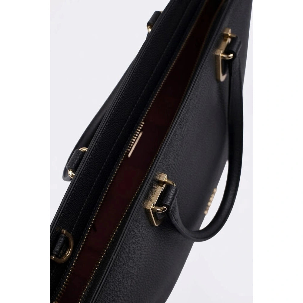 Borsa Tote Mina 2012 in Pelle Stampata Nera | Cromia