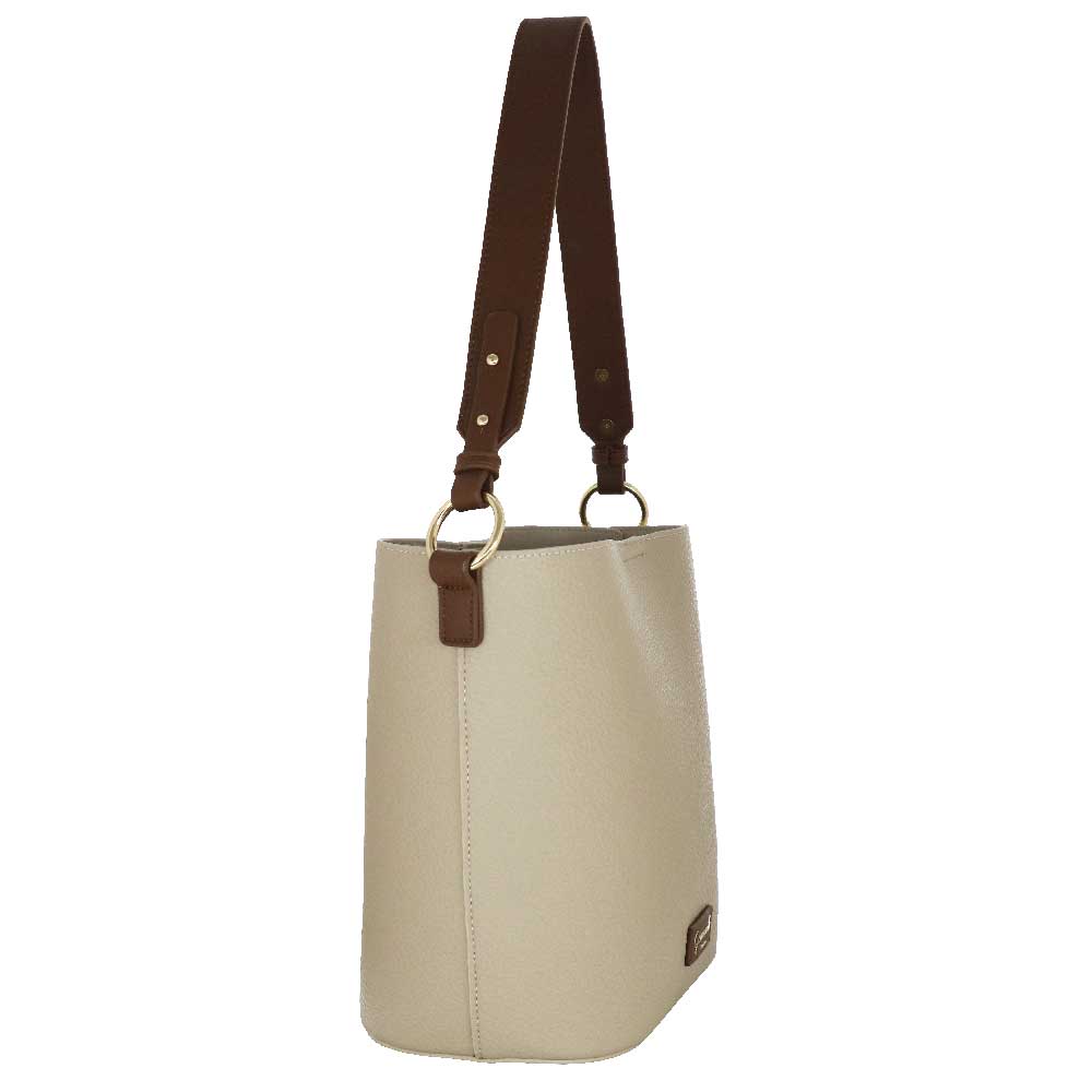 Camomilla Milano | Bag in Bag Bree M Beige con Dettagli a Contrasto