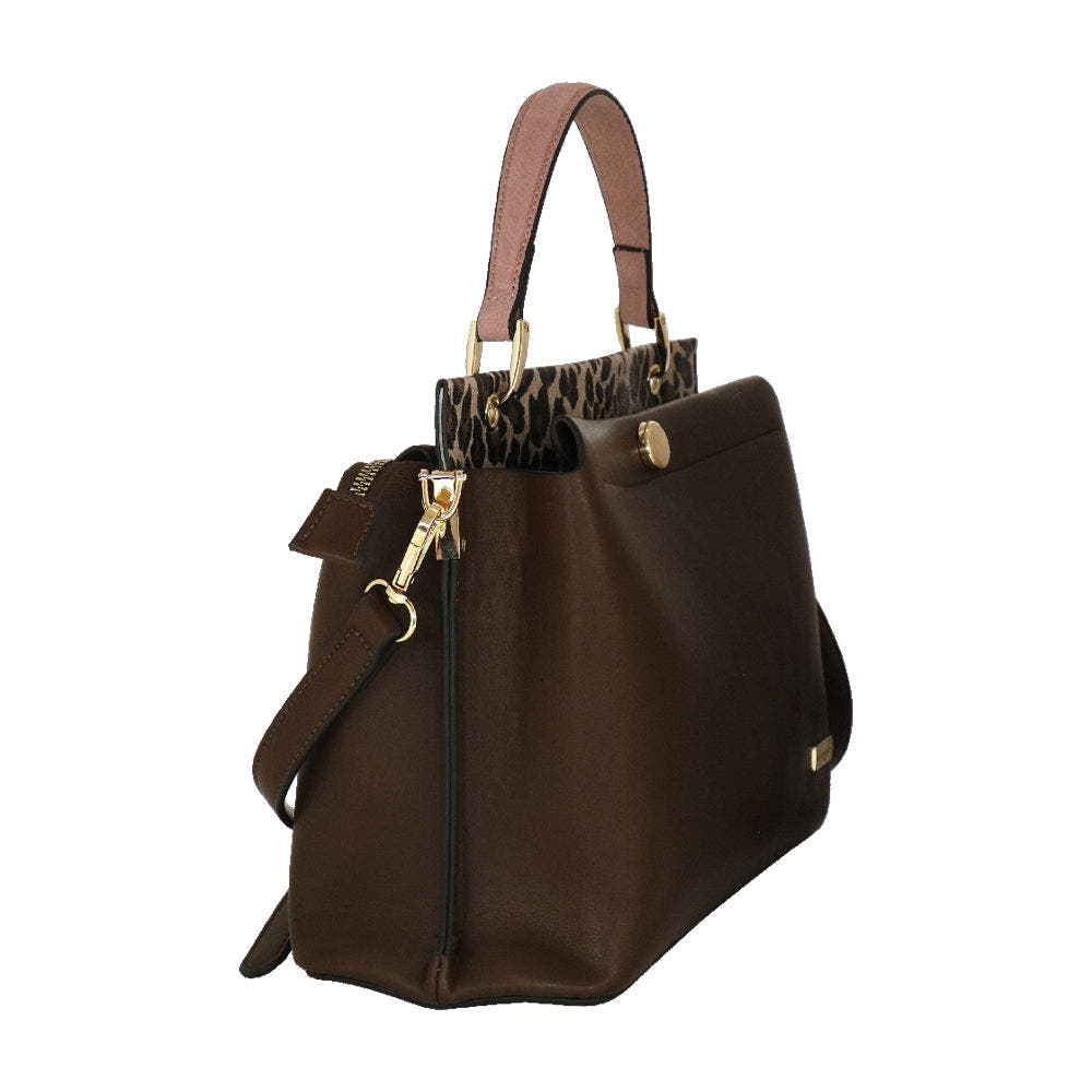 Camomilla Milano | Borsa a Mano Chic Jungle M | Stampa Animalier