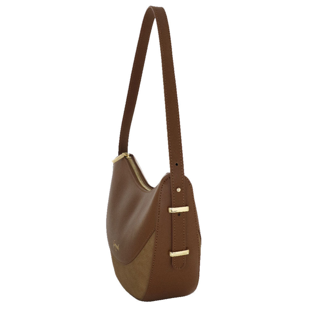 Camomilla Milano | Borsa a Spalla Emma Marrone Effetto Camoscio
