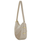 Camomilla Milano | Borsa a Spalla Emma Off White Effetto Camoscio