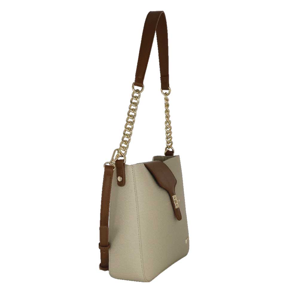 Camomilla Milano | Borsa a Spalla Emy Off White | Chiusura a Girello