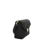 Camomilla Milano | Borsa a Spalla Nina Nera con Chiusura a Cuore