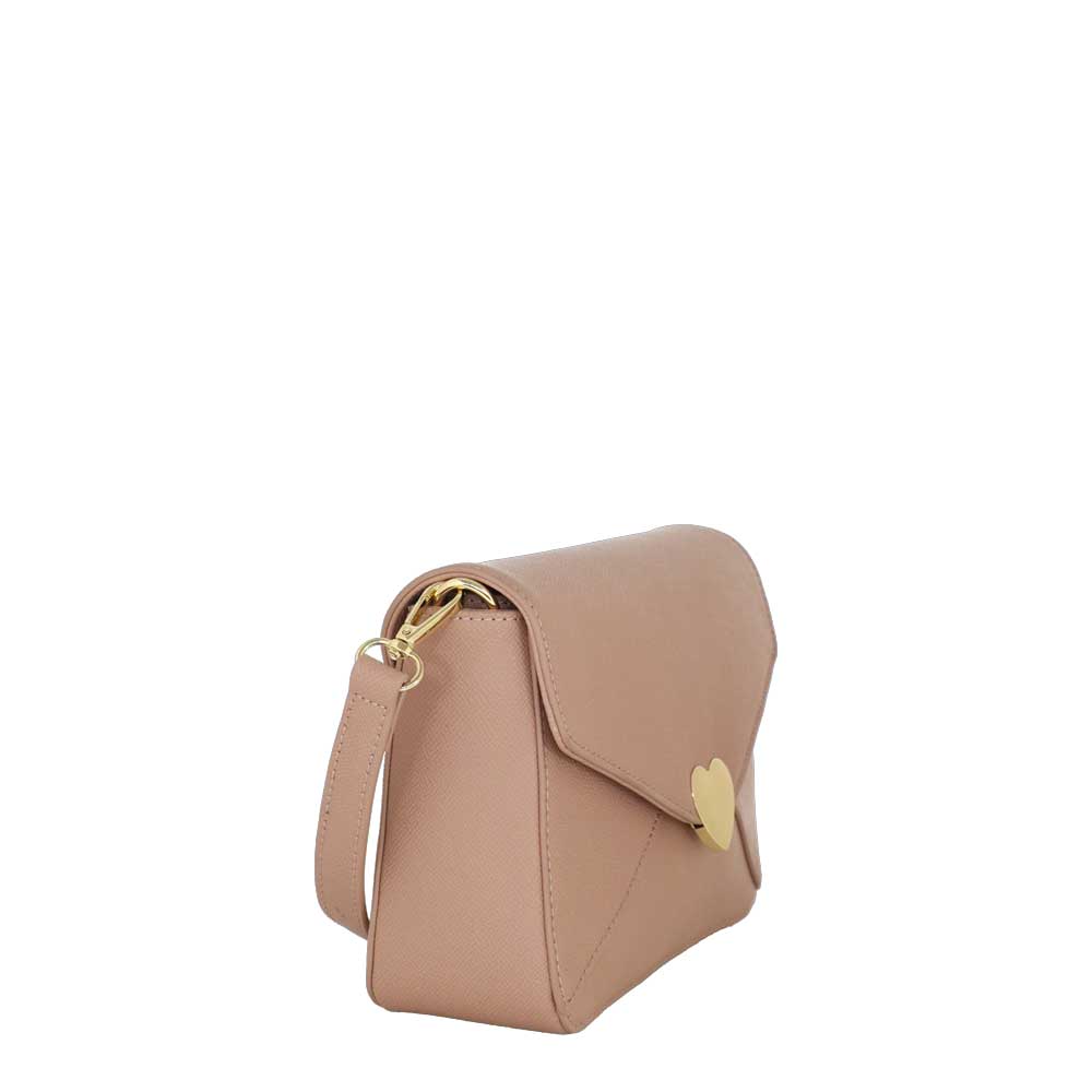 Camomilla Milano | Borsa a Spalla Nina Rosa con Chiusura a Cuore