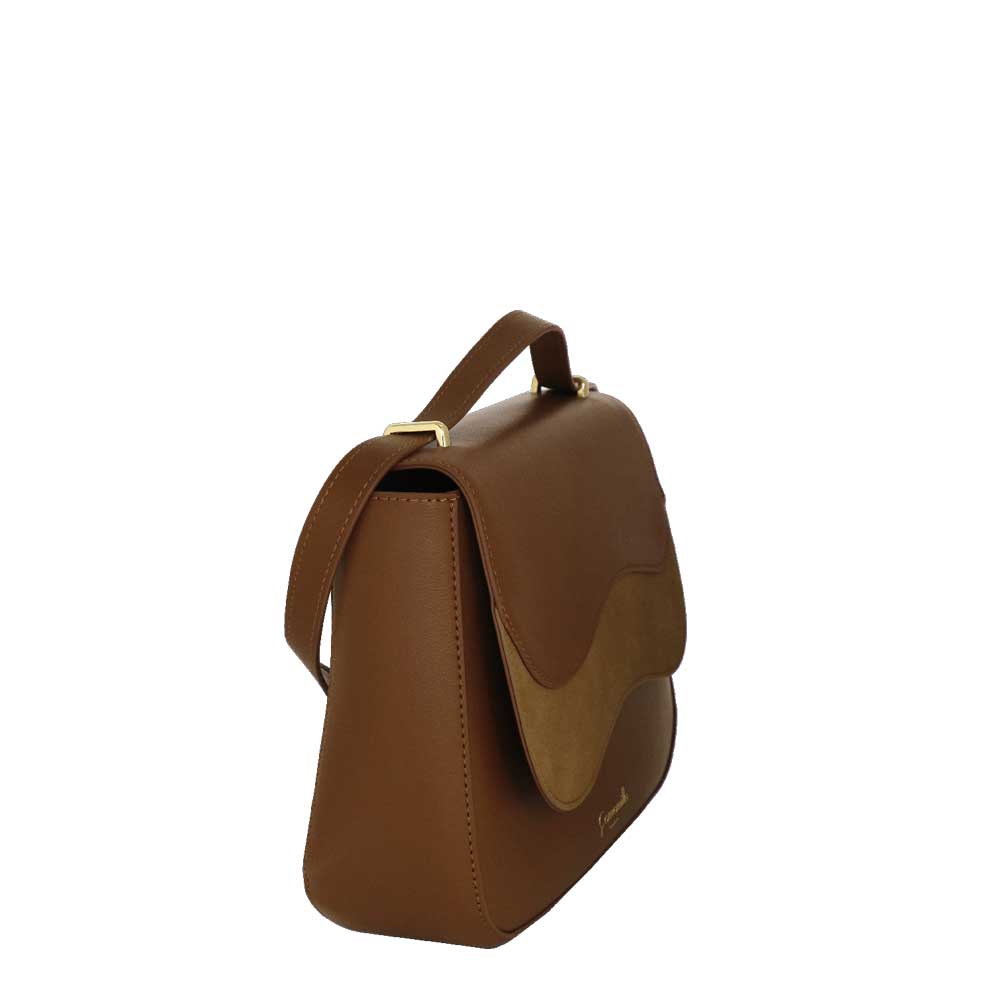 Camomilla Milano | Borsa Tracolla Emma Marrone Effetto Camoscio
