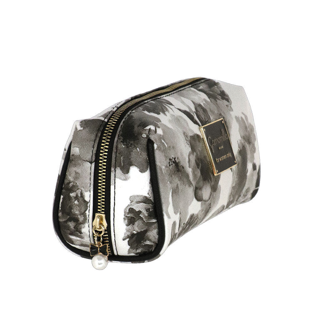 Camomilla Milano | Necessaire M Ice Queen Stampa Rose Bianche e Nere