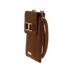 Camomilla Milano | Portacellulare Ottavia Marrone con Fibbia Metallica