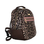 Camomilla Milano | Zaino Chic Jungle | Stampa Animalier Marrone