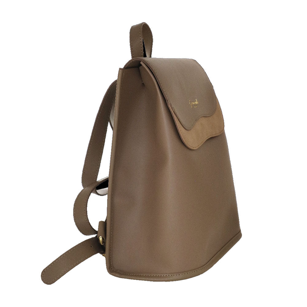 Camomilla Milano | Zaino Emma Tortora Effetto Camoscio