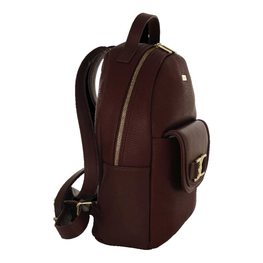 Camomilla Milano | Zaino Ottavia Burgundy con Fibbia Metallica