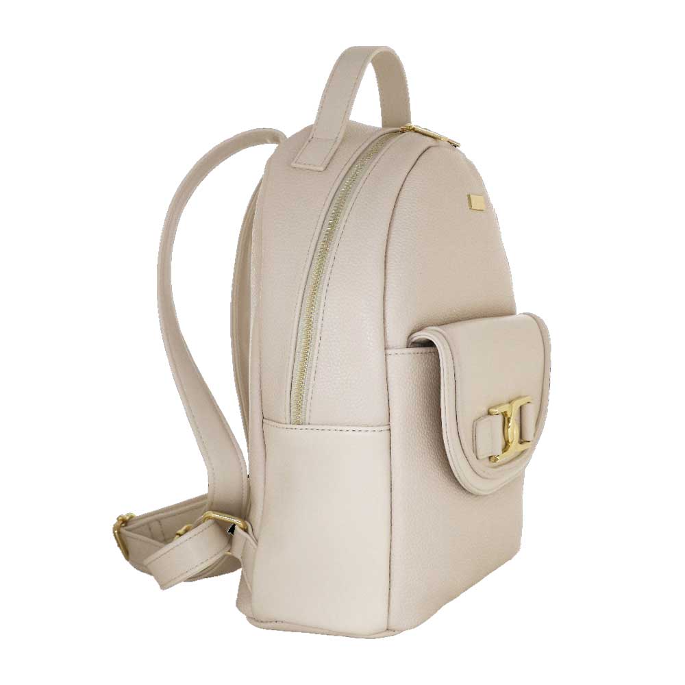 Camomilla Milano | Zaino Ottavia Off White con Fibbia Metallica