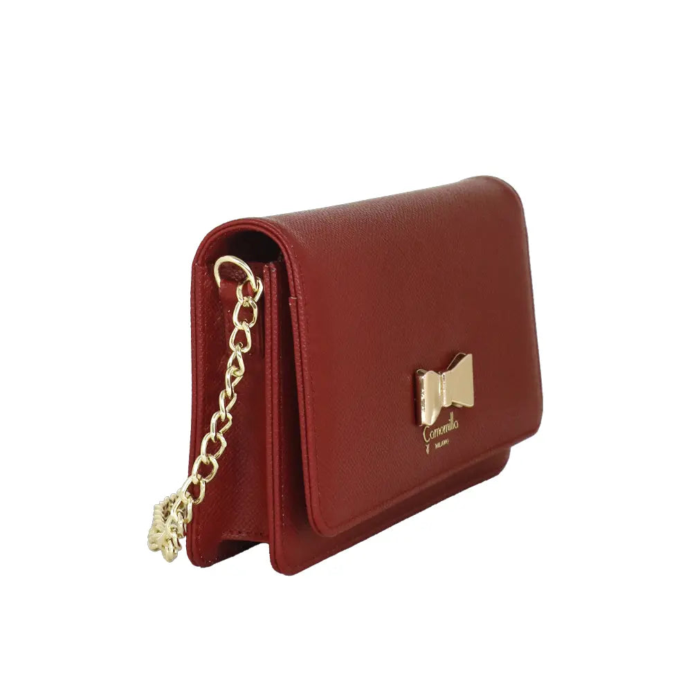 Camomilla Milano | Borsa Portafoglio Nice Office Rossa con Fiocco