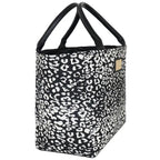 Camomilla Milano | Borsa a Mano L Lulu Nera | Stampa Leopardata Tapestry