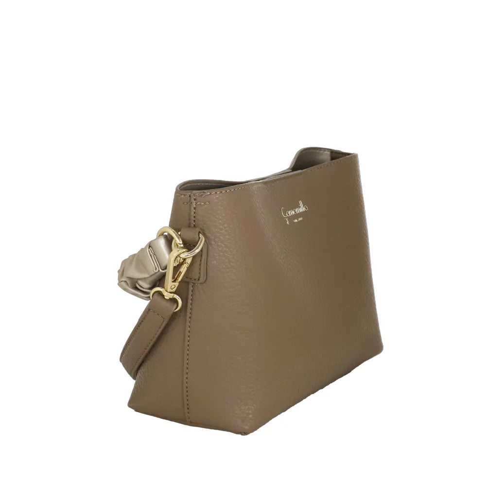 Camomilla Milano | Borsa a Mano S Nancy Beige con Pouch