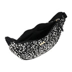Camomilla Milano | Tracolla M Lulu Nera | Stampa Leopardata Tapestry