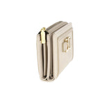 Camomilla Milano | Portafoglio Zip L Ottavia Off White Doppia Texture