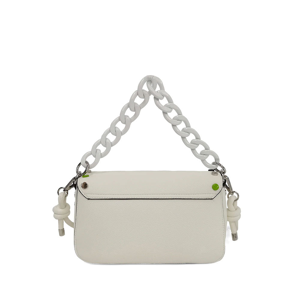 Le Pandorine Baguetta Brenda Con Borchie Multicolor Colore Bianco