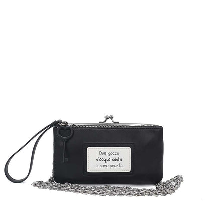 Le Pandorine Pochette Mirella Con Polsiera Colore Nero