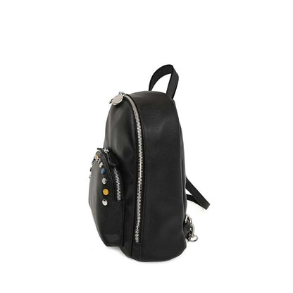 Le Pandorine Zainetto Brenda Con Borchie Multicolor Colore Nero