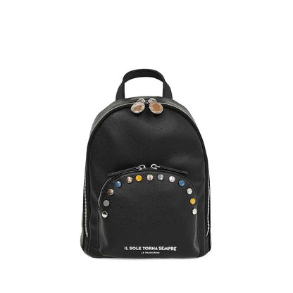 Le Pandorine Zainetto Brenda Con Borchie Multicolor Colore Nero