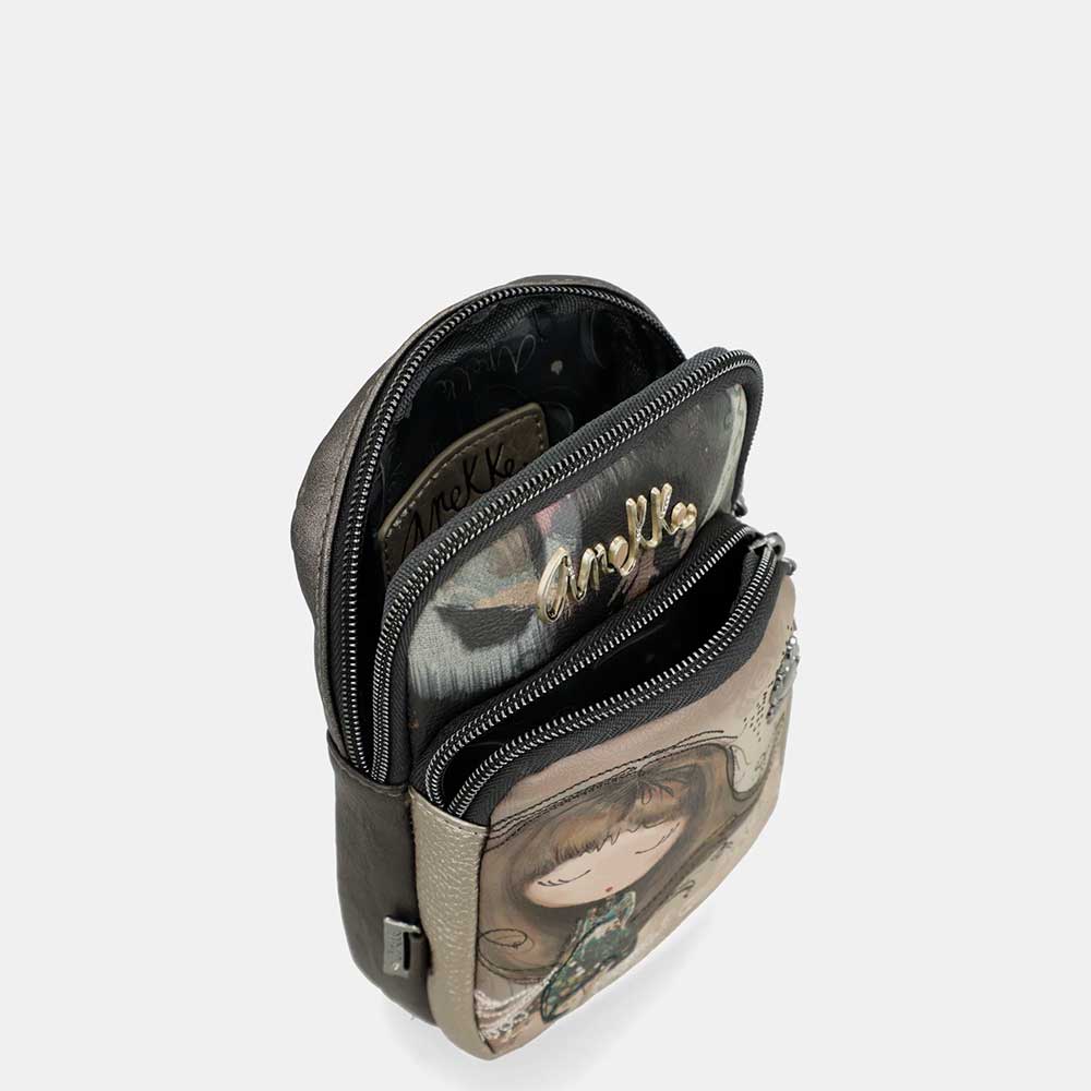 Anekke Mini Borsa Portacellulare | Collezione Real | Stile Unico