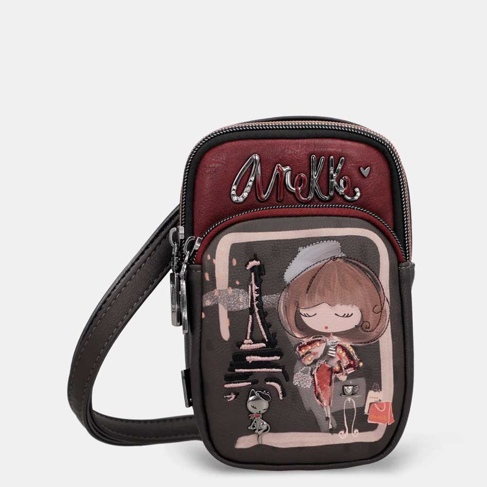 Anekke Mini Borsa Portacellulare | Collezione Mademoiselle | Con Tasche