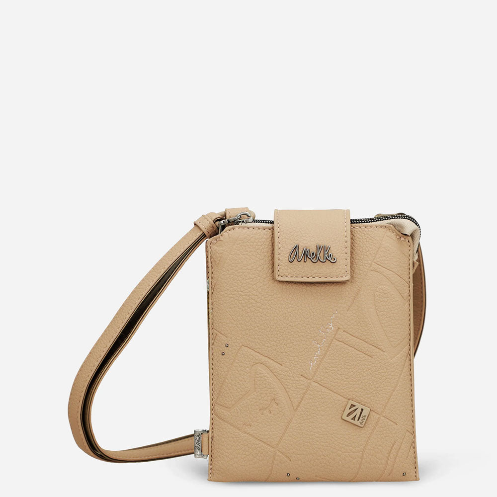 Anekke Mini Tracolla a Patta | Triplo Scomparto | Collezione Evolution