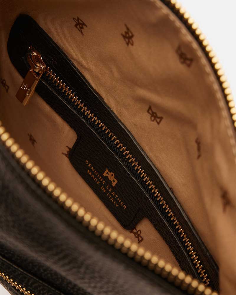 Cuoieria Fiorentina | Pochette a Spalla Velvet in Pelle | Nero