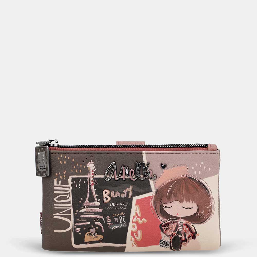 Anekke Portafoglio Grande RFID | Collezione Mademoiselle | Stile e Sicurezza