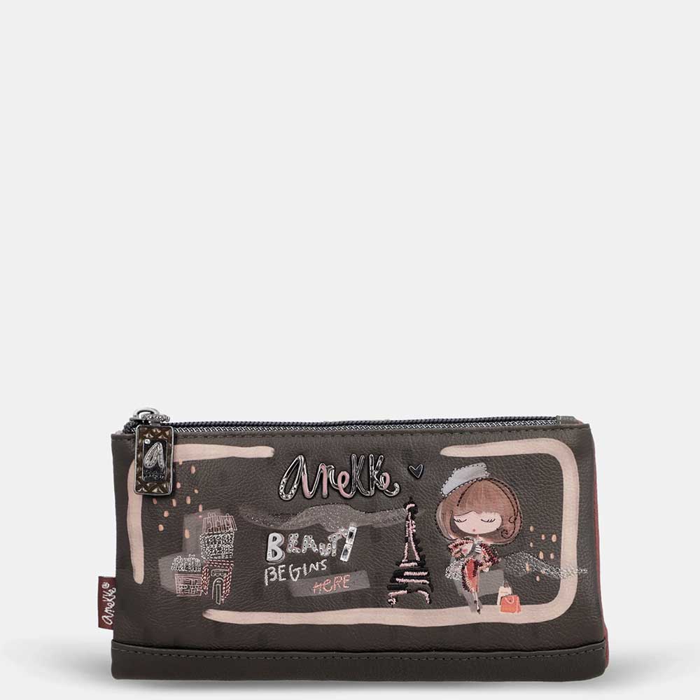 Anekke Portafoglio Grande Flessibile RFID | Collezione Mademoiselle