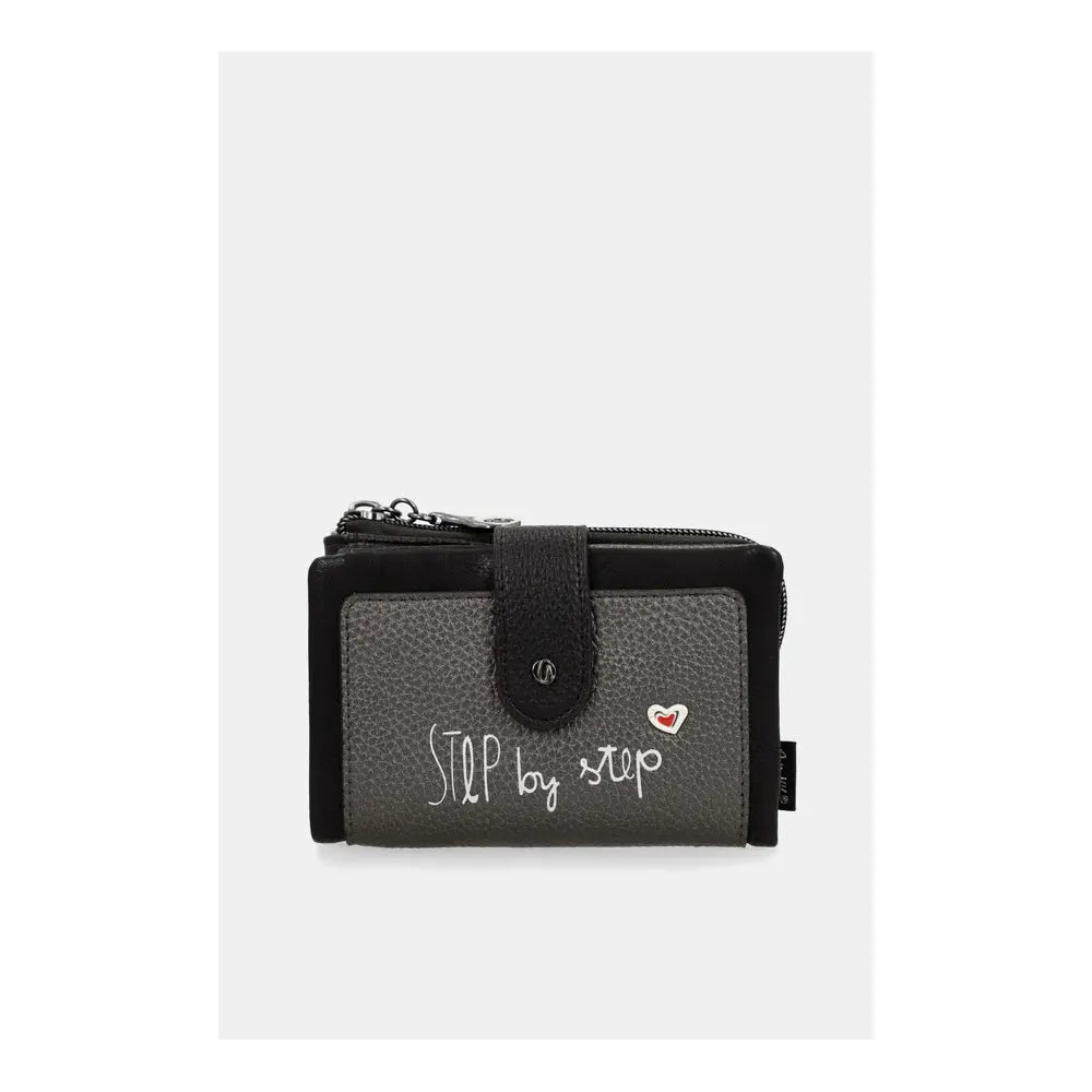 Anekke Portafoglio Rigido Medio Eikon | Organizzazione e Protezione | 15 cm