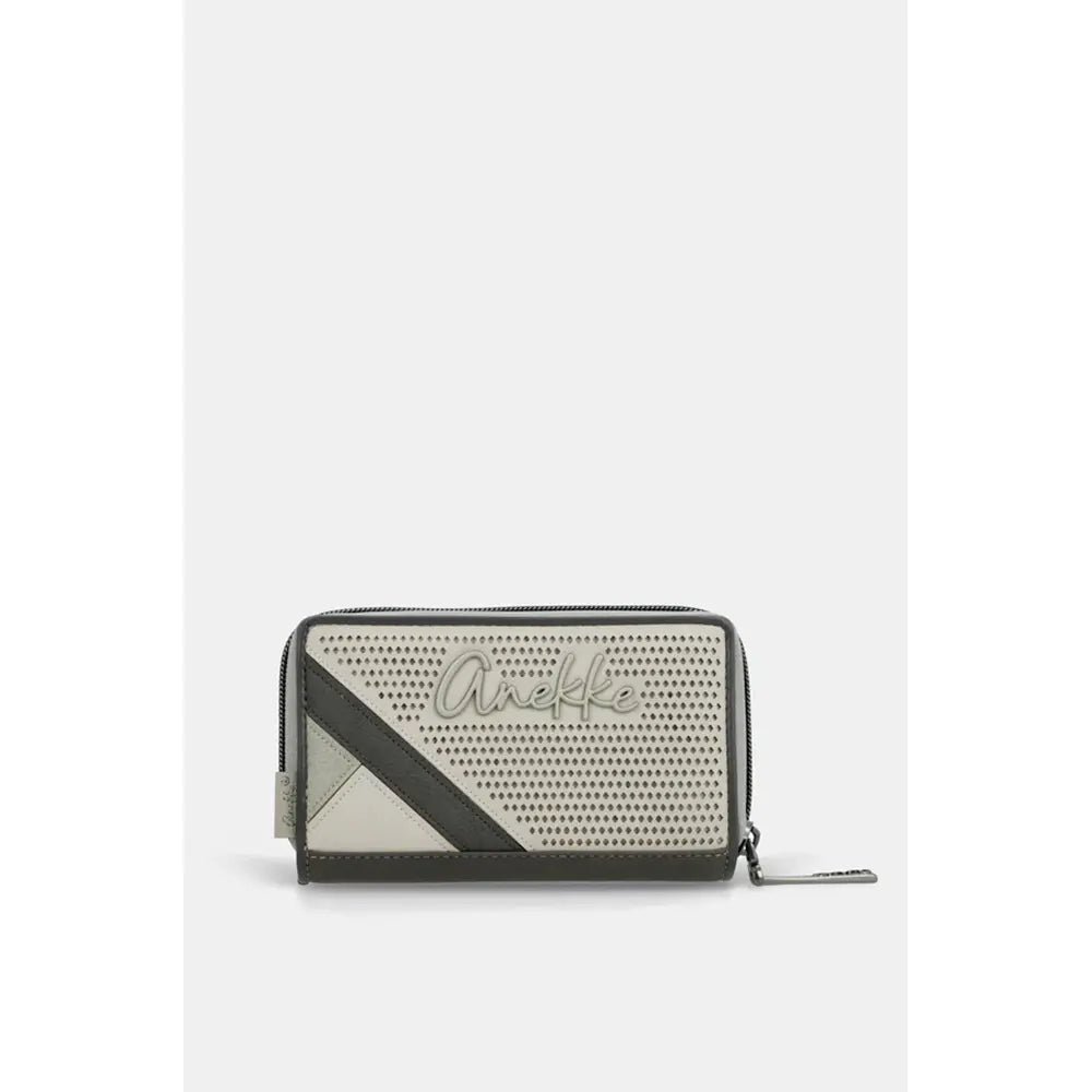 Anekke Portafoglio Rigido RFID Symmetra | Sicurezza e Armonia Geometrica