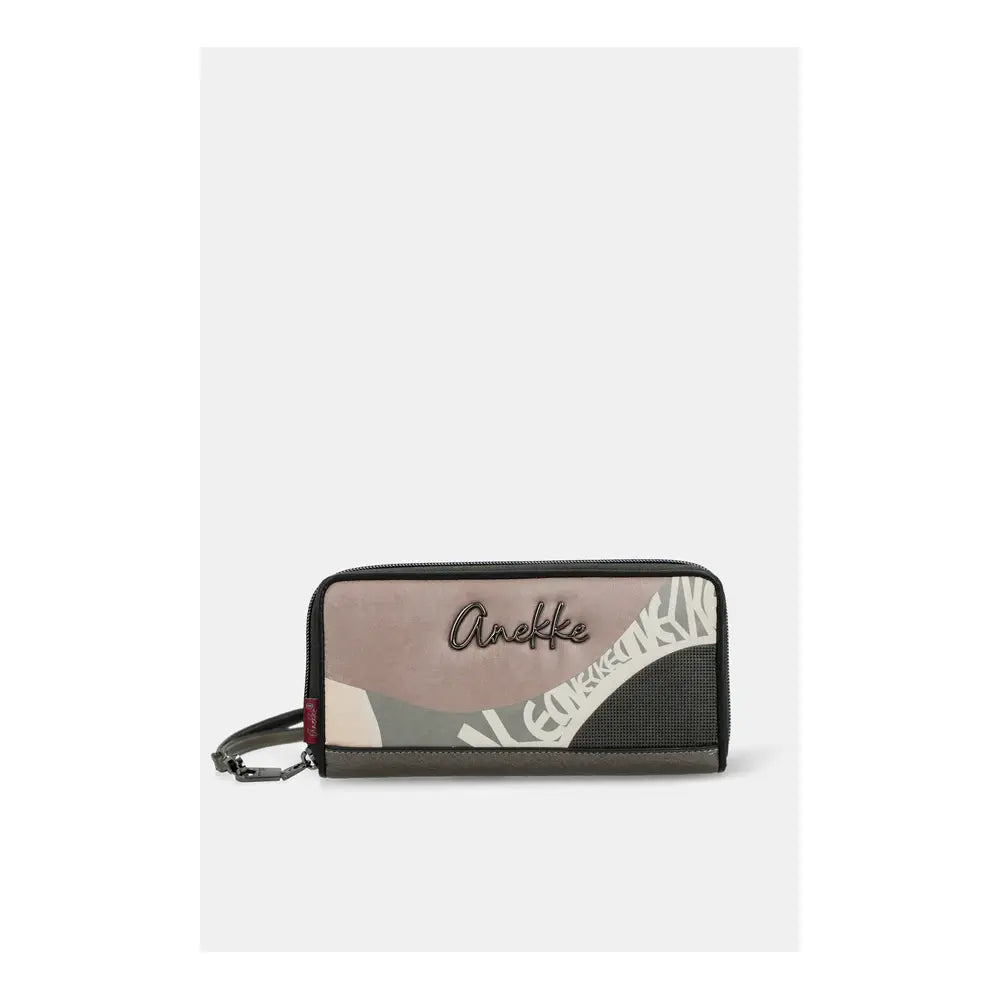 Anekke Portafoglio Rigido RFID Khroma | Pochette con Cinturino