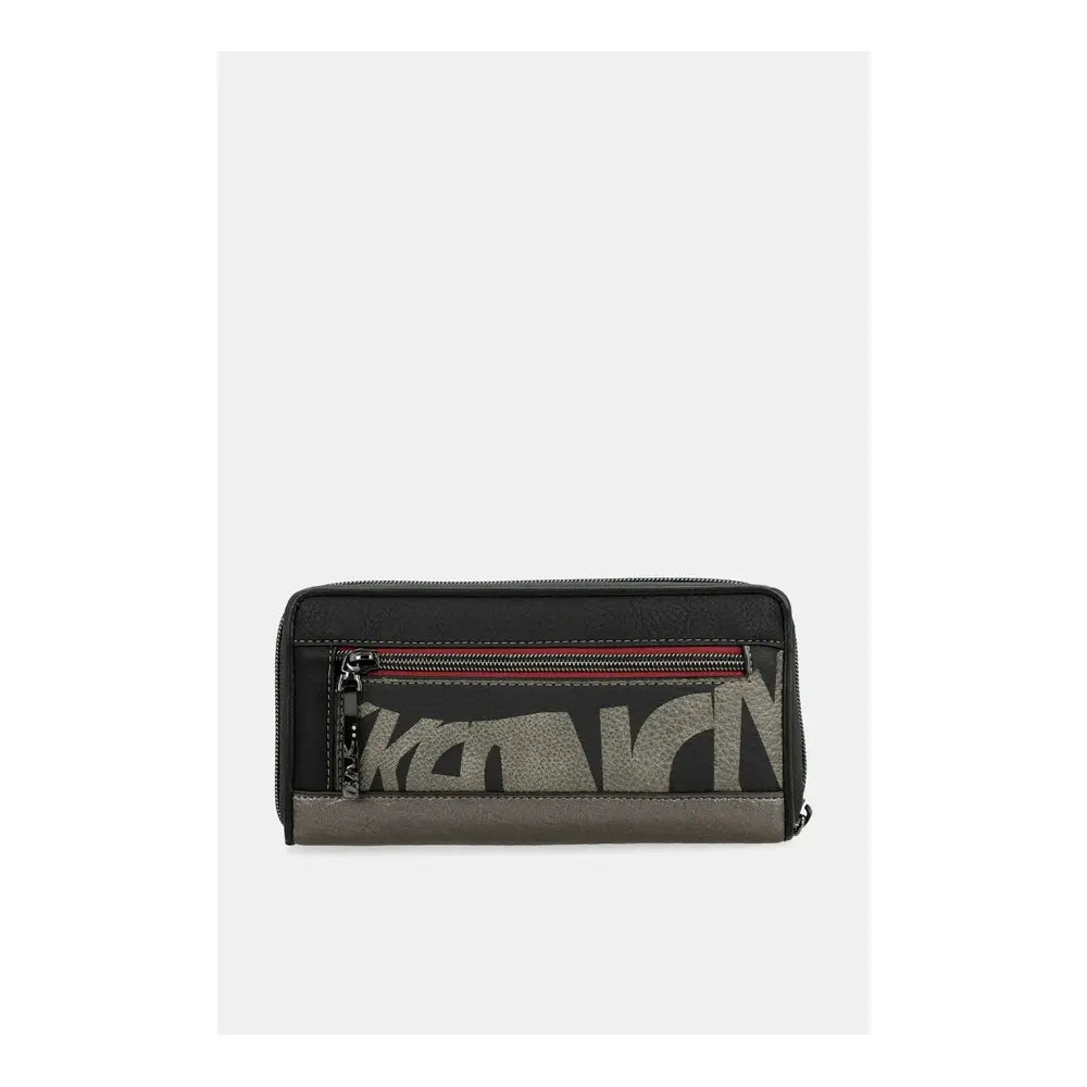 Anekke Portafoglio Rigido RFID Khroma | Pochette con Cinturino