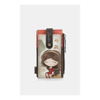 Anekke Portatessere Muse | Portafoglio Slim con Patta | Design Artistico