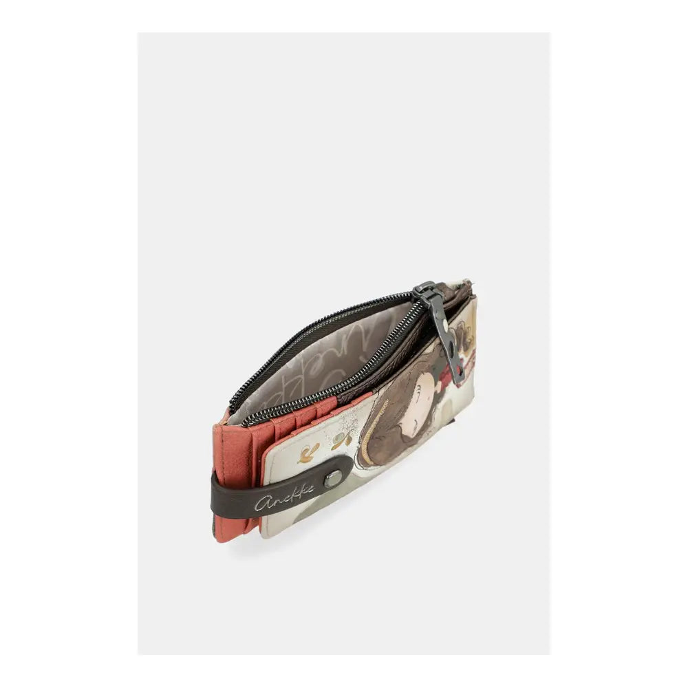 Anekke Portatessere Muse | Portafoglio Slim con Patta | Design Artistico
