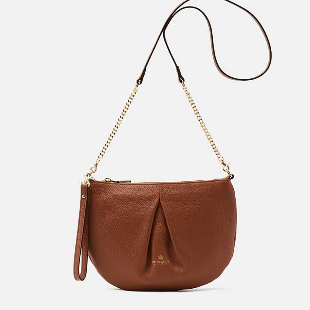 Cuoieria Fiorentina | Pouch Emma in Vera Pelle | Caramel
