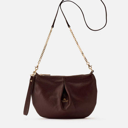 Cuoieria Fiorentina | Pouch Emma in Vera Pelle | Cioccolato