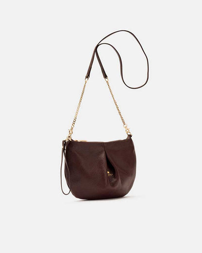 Cuoieria Fiorentina | Pouch Emma in Vera Pelle | Cioccolato