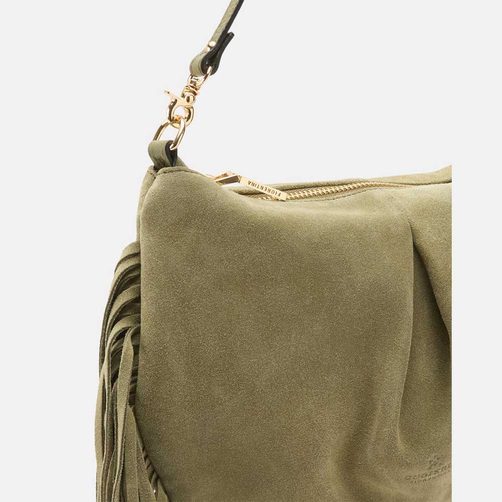 Cuoieria Fiorentina | Pouch Folk Emma Mini | Bosco
