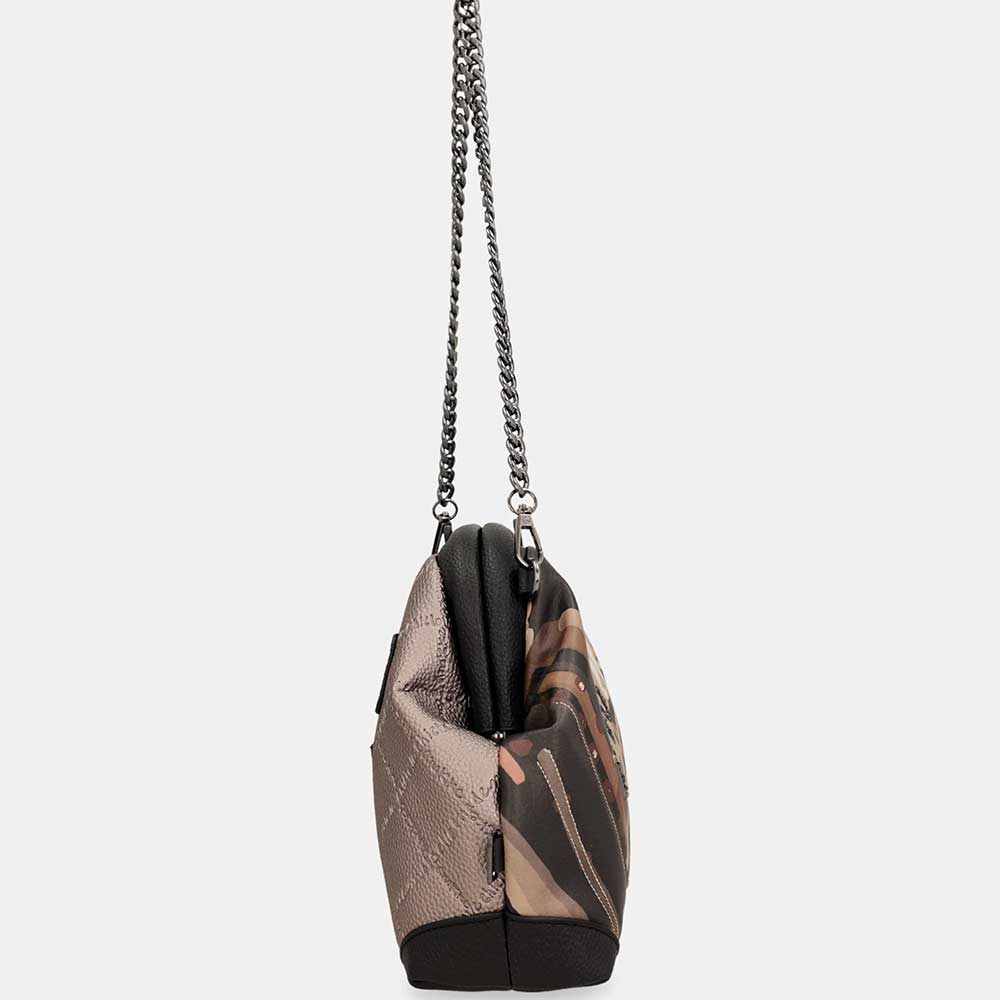 Anekke Borsa a Secchiello Parisian | Manico a Catena e Tracolla