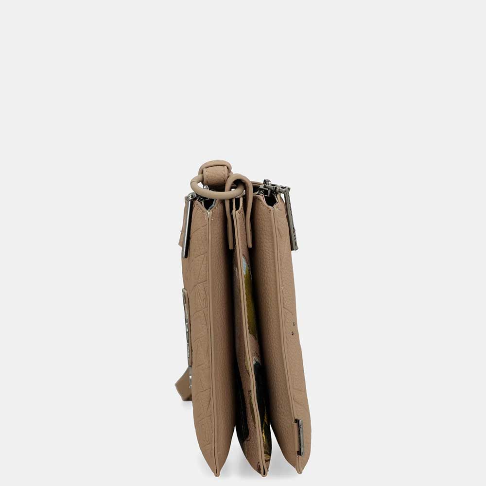 Anekke Mini Tracolla a Patta | Triplo Scomparto | Collezione Evolution