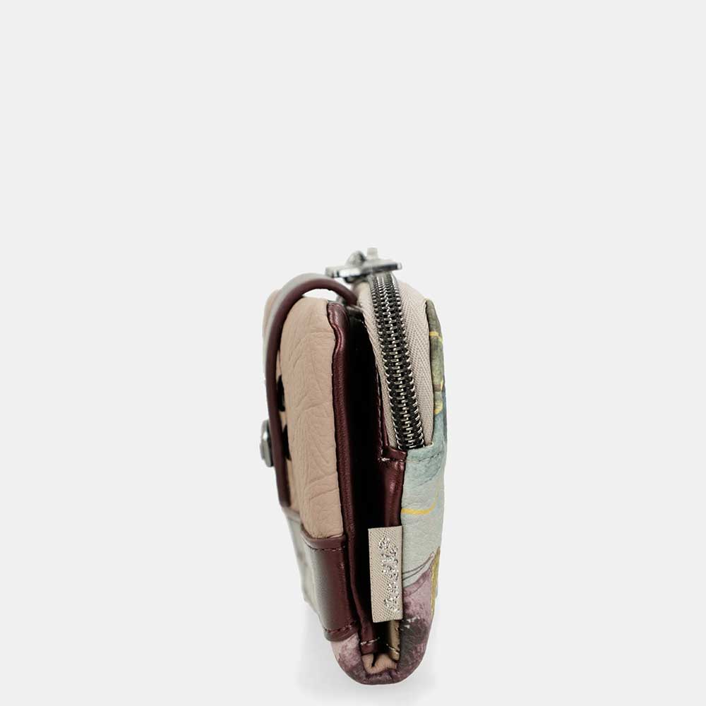 Anekke Portafoglio Piccolo Flessibile RFID | Collezione Evolution
