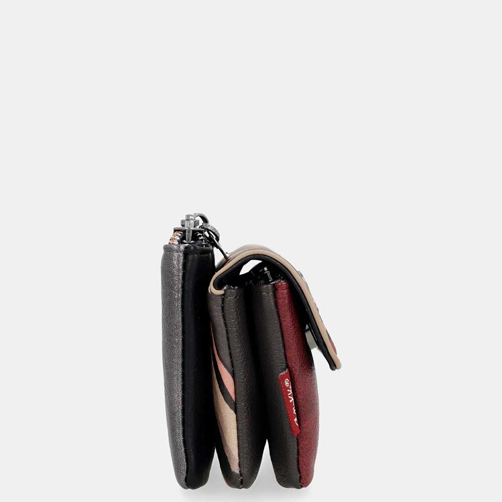 Anekke Portamonete con Patta | Doppio Scomparto | Collezione Parisian