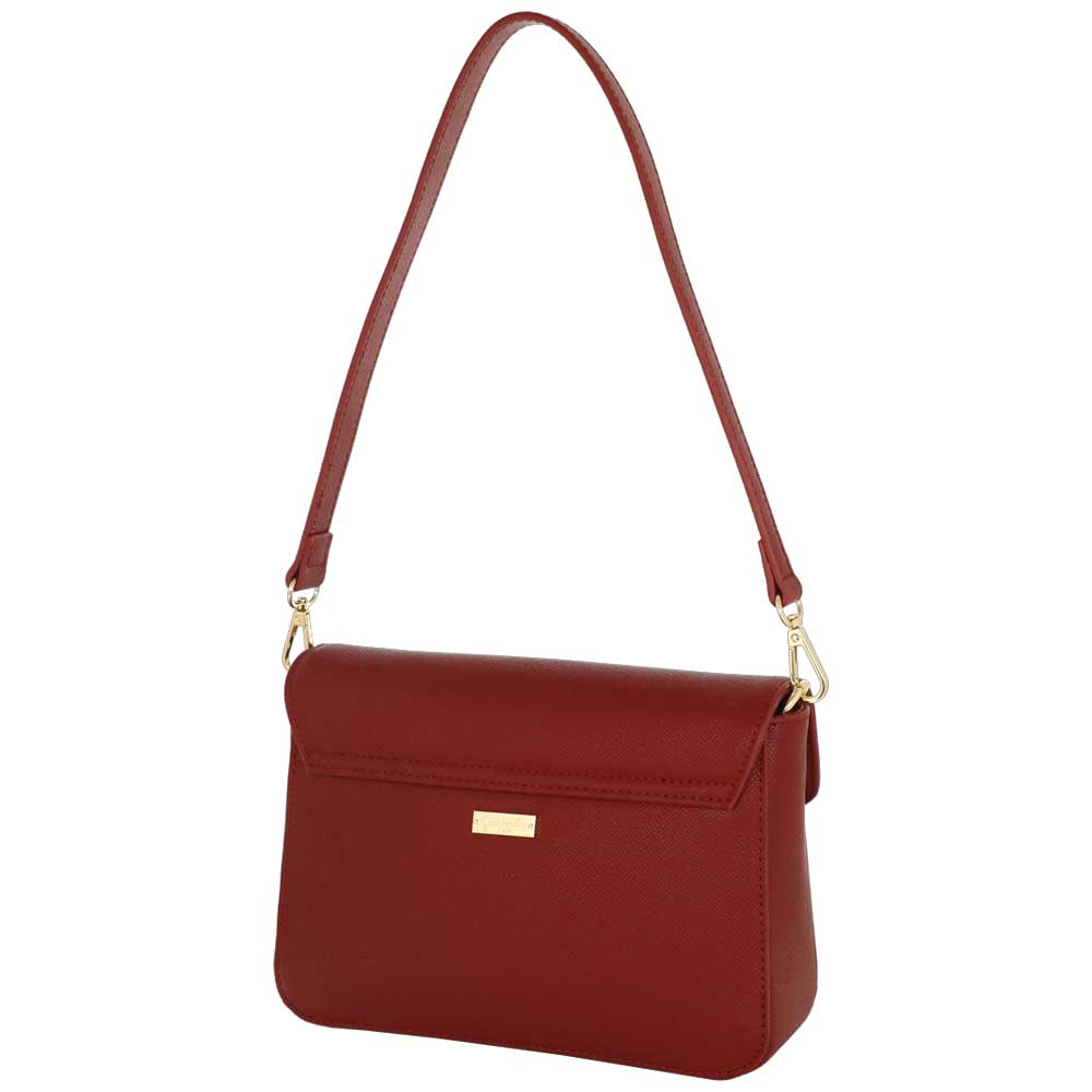 Camomilla Milano | Borsa a Spalla Nina Rossa con Chiusura a Cuore