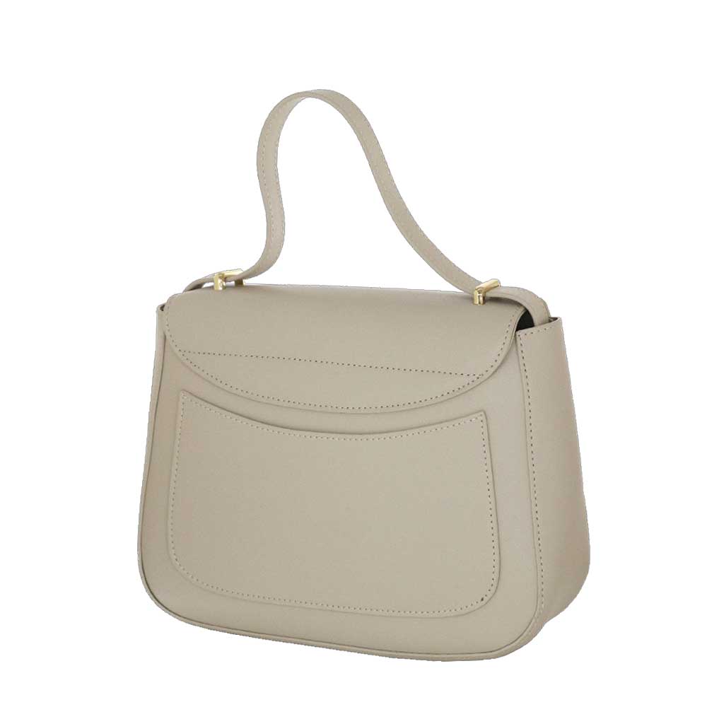 Camomilla Milano | Borsa Tracolla Emma Off White Effetto Camoscio