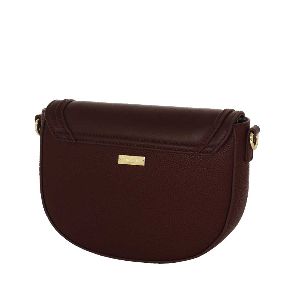 Camomilla Milano | Tracolla Ottavia S Burgundy con Fibbia Metallica