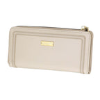 Camomilla Milano | Portafoglio Zip L Ottavia Off White Doppia Texture